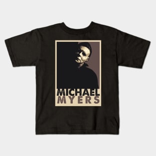 Michael Myers Pop Art Style Kids T-Shirt